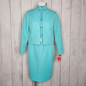 VTG 1950s MCM Deadstock Jantzen 3 Piece Set - Skirt, Top & Jacket